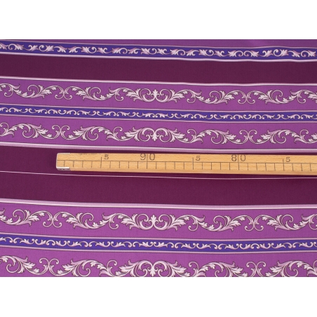 Violetinė medvilnė \\\" \\\" Versace stiliumi