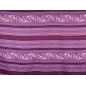 Algodón   morado al estilo Versace.