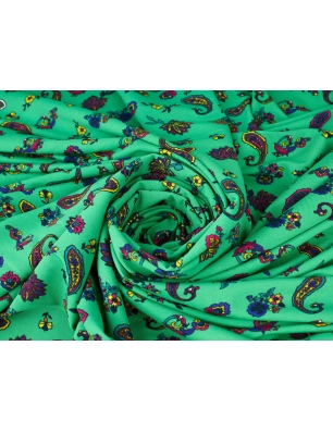 Dzianina Sorella zieleń Versace Jeanse Couture