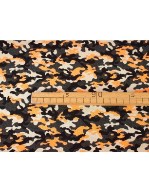 Żakard Sorella moro pomarańcz i limonka