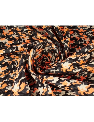 Żakard Sorella moro pomarańcz i limonka