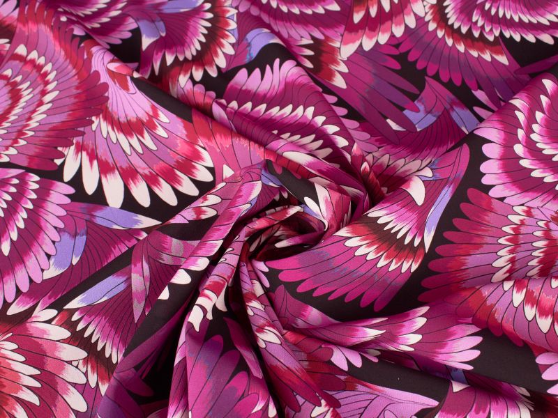 Zijde Gekleed - Roze Vleugels