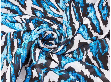 Poli Sorella szyfon - niebieska zebra