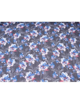 Szyfon kreszowany WINTU - kwiatki
