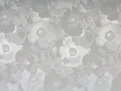 Jacquard Boario - Flores plateadas