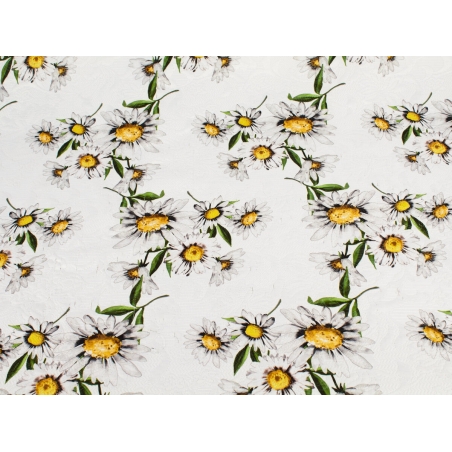 Jacquardtyg Sorella med prästkragar i Blumarine-stil