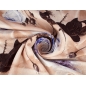 Žakardas Sorella gėlės Blumarine stiliumi cappuccino