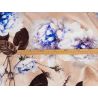 Żakard Sorella kwiaty w stylu Blumarine cappucino
