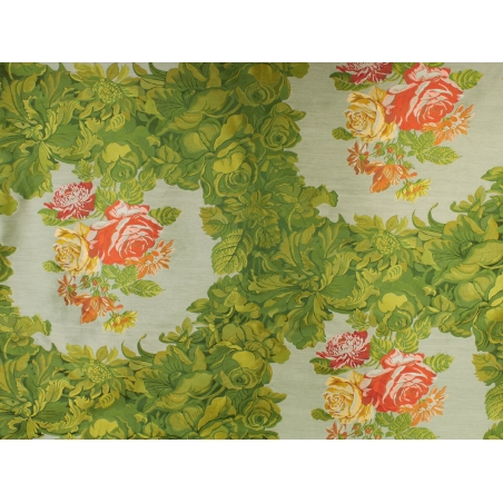 Jacquard Sorella doble cara rosas 3 colores