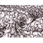Tessuto Jacquard Sorella motivo bianco e nero