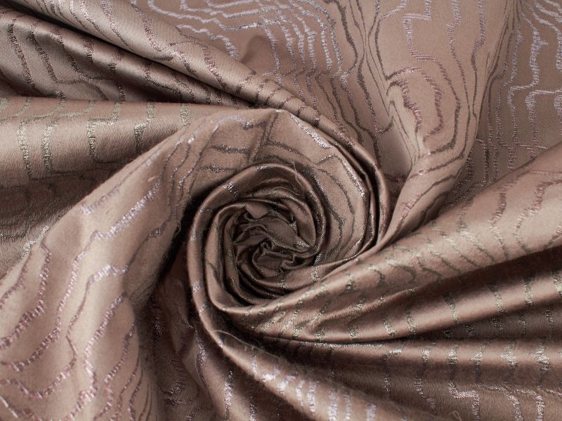 Žakardkangas Sorella cappuccino zigzag mustriga