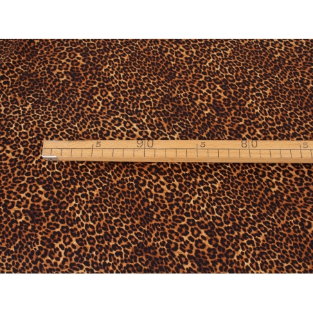 Zīda audums ar mazu panteru - Dolce&Gabbana stilā.