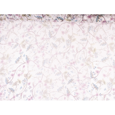 High fashion silk - floral chiffon Dior
