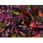 Seidenstoff - Blumenmuster