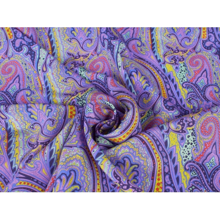 Jedwab Sygnowany - boho Very Peri