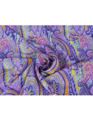 Jedwab Sygnowany - boho Very Peri