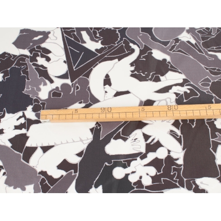 Poly Sorella taffeta pattern