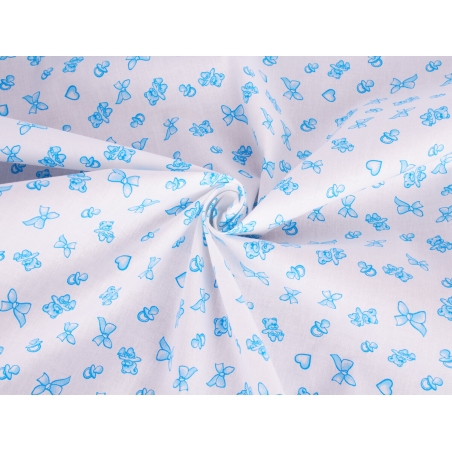 Bawełna Sorella - Kokardki i Misie