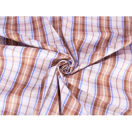 Bawełna - Niebieska krata