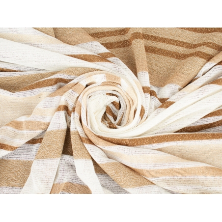 Dzianina Mizzard paski 2 kolory