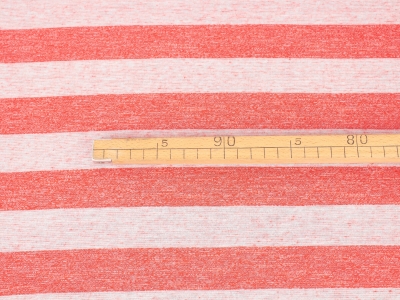 Knitted fabric JFT 001 coral and grey