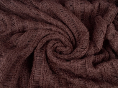 Dzianina Angora - Brązowy sweterek