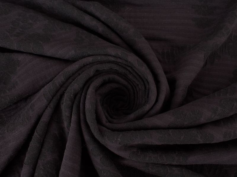 Casual - Tejido jacquard negro - patrón