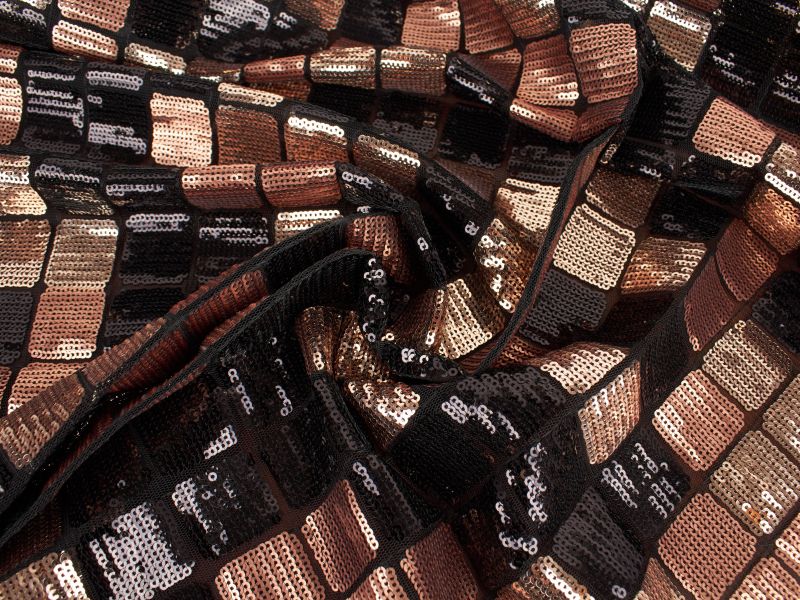 Guipure - sequin squares - 2 colours!