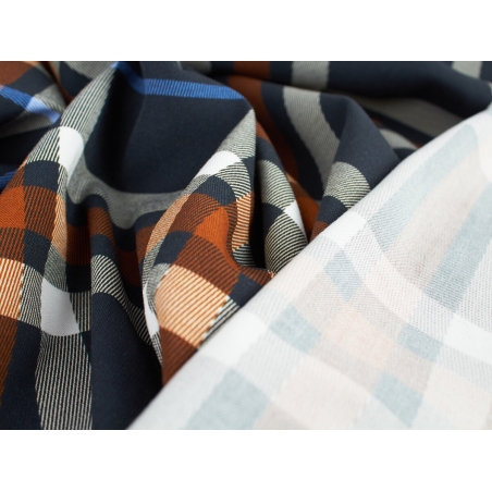 Tecido Viscose Pungitopo - xadrez