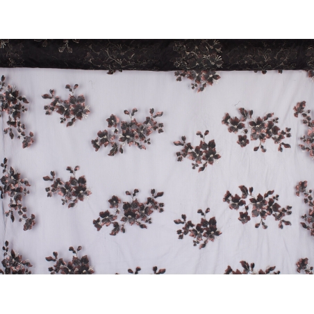 Гіпюрова Сорелла - Блискучі квіти на тюлі