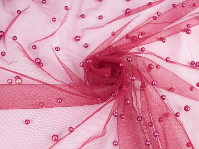 Kant Stella - Tule met pareltjes