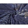 Dzianina Maracuja - Granatowe Paisley