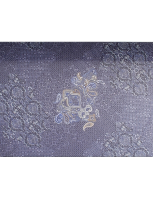 Dzianina Maracuja - Granatowe Paisley