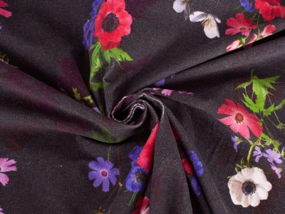 Welur Sorella - Czerwone anemony