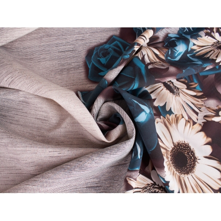 Pepe - Sieninis gėlių dekoras 3 spalvos