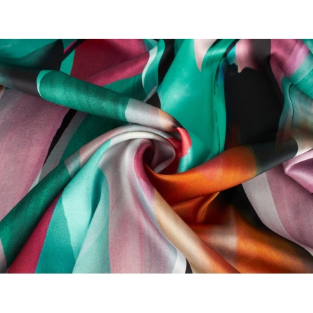 Jedwab Sygnowany - Kolorowe mazaje