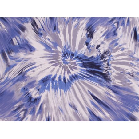 Wiskoza LIDO -  Błękitny batikowy wzór