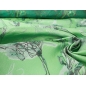 Tecido Jacquard Sorella - Flores no verde