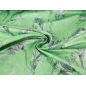 Jacquard Sorella - Flores sobre verde