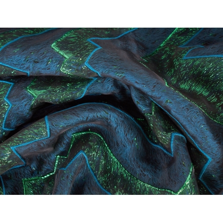 Ύφασμα Ζακάρ Σορέλλα ζιγκ-ζαγκ - 2 χρώματα