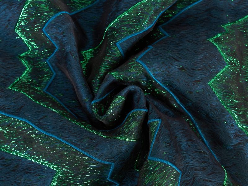Tessuto Jacquard Sorella zig zag - 2 colori
