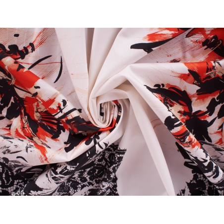 Bawełna lilla - Koronka i pomarańcz - Raport!