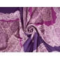 Tyget Satin Charmeuse - Lila och spets