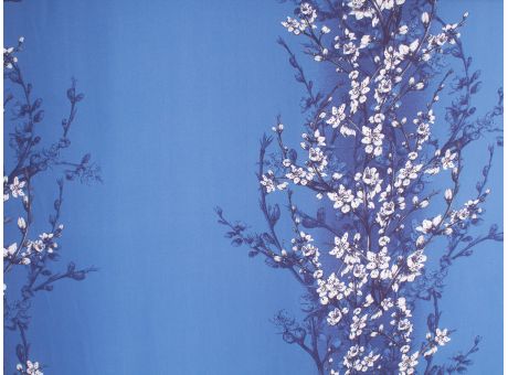 Satyna Volo - Kwitnąca wiśnia na błękicie