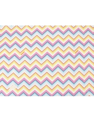 Dzianina Sorella Pętelkowa - Kolorwy Zygzak