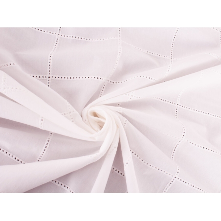 Bawełna Macrama haftowana - dwa kolory