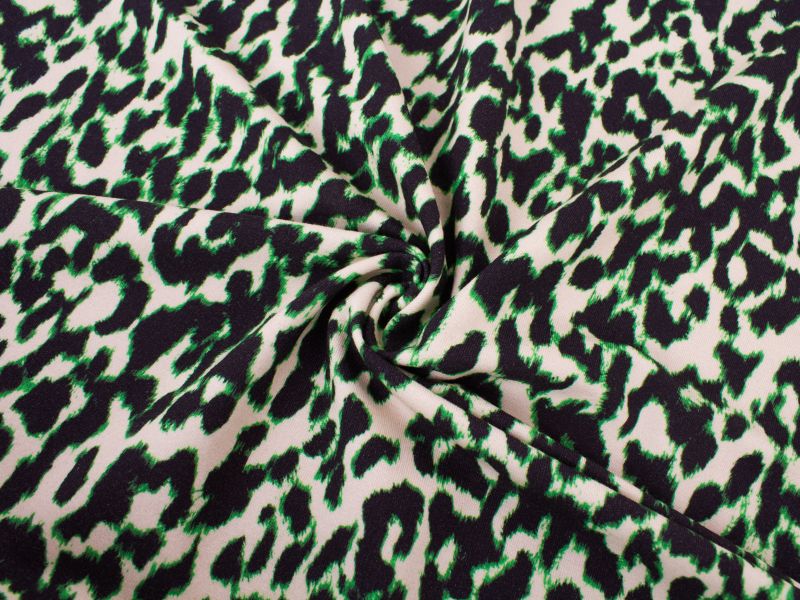 Tissu Sorella - Sweat en molleton - Imprimé léopard