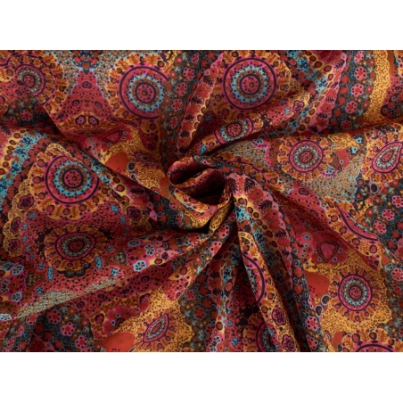 Silk fabric signed - Etro mosaic