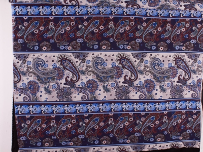 Tkanina jedwabna - Paisley w stylu Etro - raport