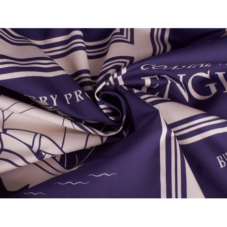 Hedvábí se značkou s bavlnou Retro - 2 barvy